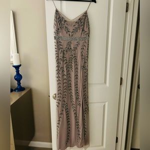 Adrianna Papell beaded gown